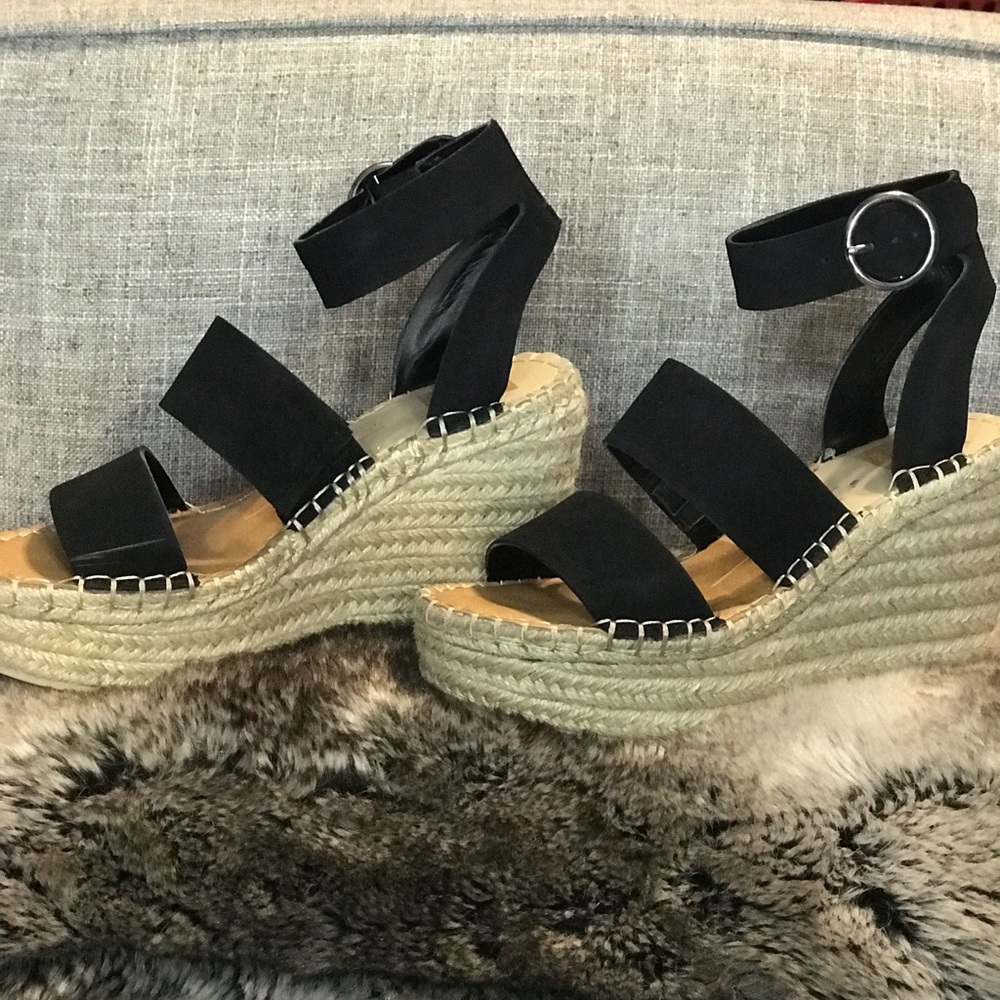 Dolce vita black wedge